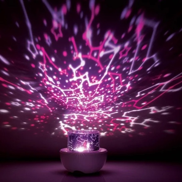 Merkury Innovations Multiglow Galaxy Night Light LED Lightshow Projector - Picture 3 of 13